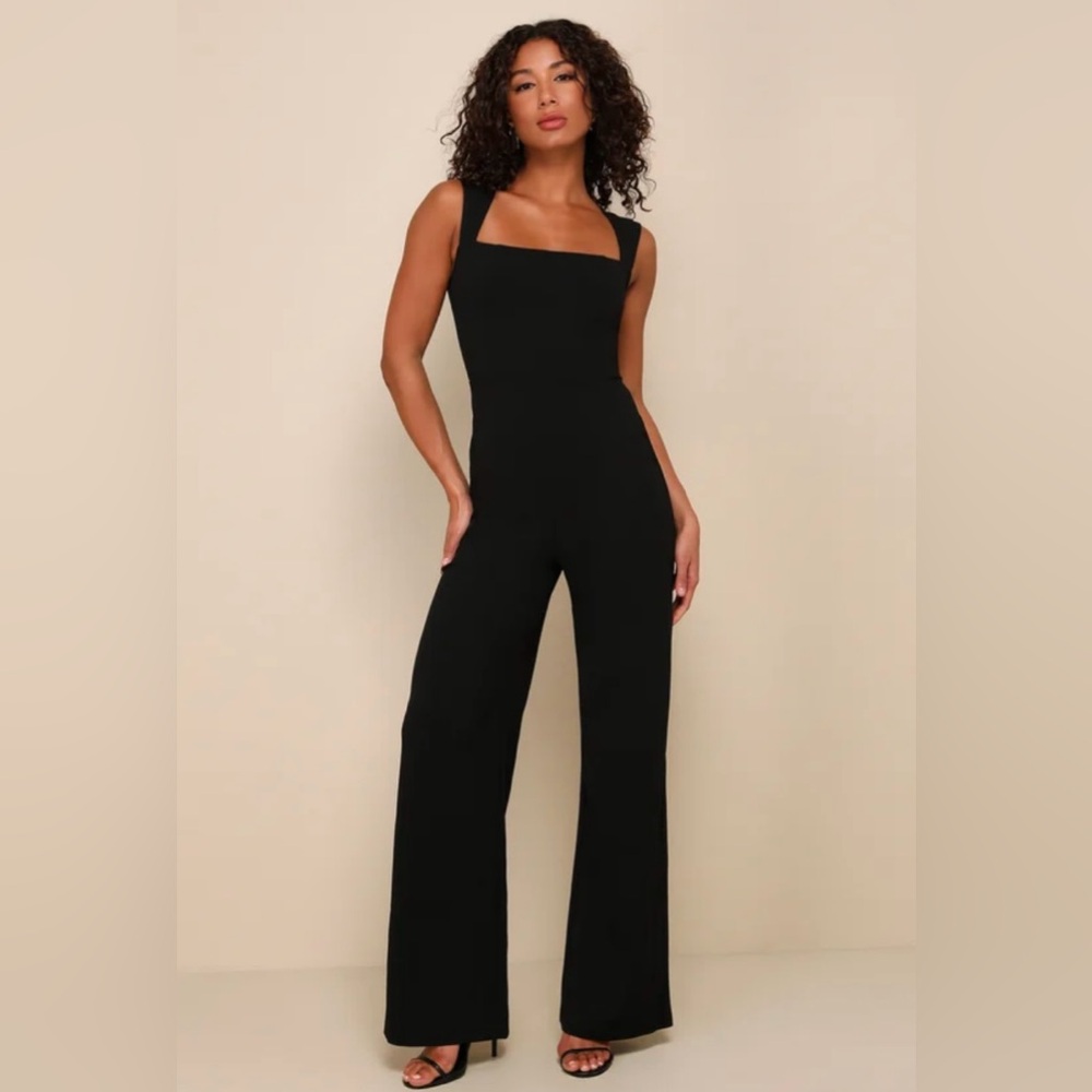 Lulu’s Enticing Endeavors Black Jumpsuit